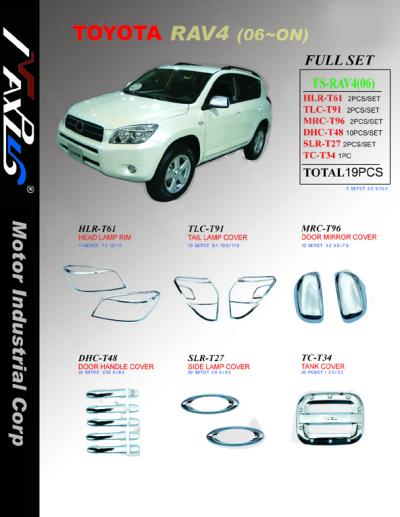 Chrome accessories, Tuning accessories (Chrome accessoires, accessoires tuning)